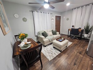 Deluxe Apartment, Non Smoking, Private Bathroom | Living area - Sundown Escape-South Shore Long Island (Bay Shore)