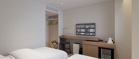 Habitación con 2 camas individuales | Escritorio y wifi gratis