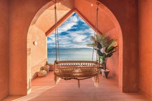 Romantic Room, Lake View | Terrace/patio - Lugu Lake And share resort hotel  (Lijiang)