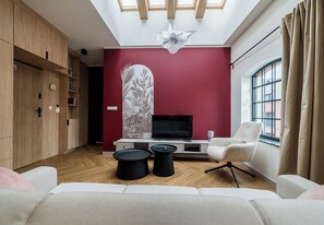 Living area - Nowy Folwark Superior Apartment (Poznań)