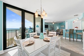 Dining - Beachfront Simply Heaven Condo w/ Private Balcony & Relaxed Coastal Charm (Panama City Beach)