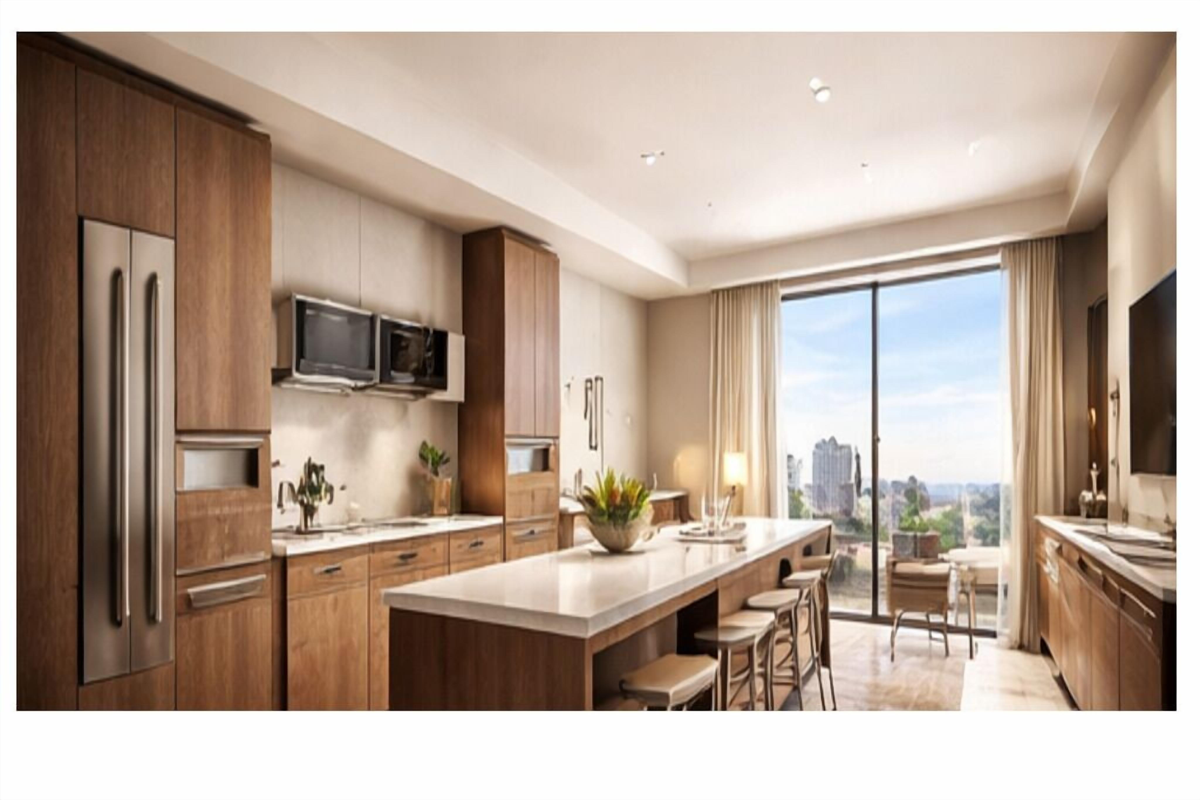 Quarto duplo luxo | Cozinha privada