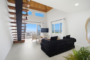 Living area - 1BR Modern Oceanfront Loft w/ Kitchenette - Syd’s Too (Negril)