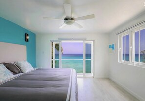 4 bedrooms, bed sheets - 4BR Beachfront Modern Villa-IMGN (St. James)