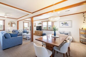 Smart TV - Catch a Vibe! Oceanside home 4 lots from beach. Updated with timeless OBX charm! (Nags Head)
