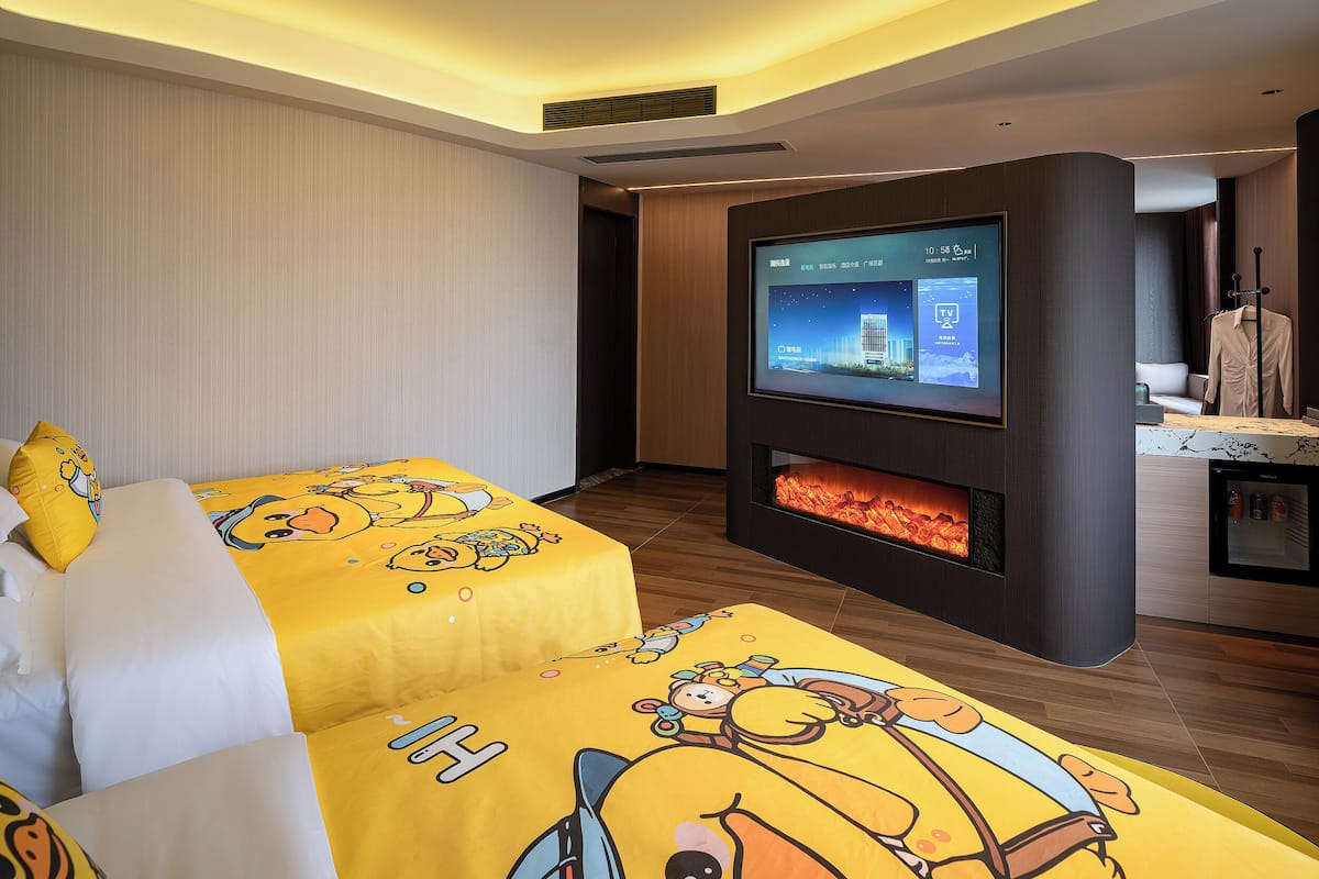 Suíte família, vista para a cidade