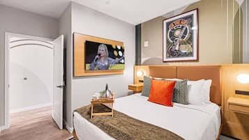 1 bedroom, iron/ironing board, travel crib, free WiFi