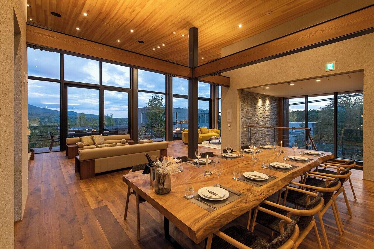 Luxury Chalet, Balcony, Mountain View | Living area