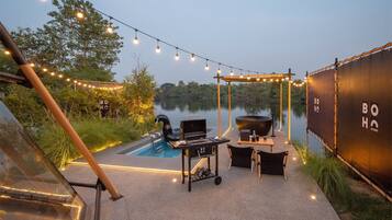 Villa Deluxe, piscine privée, vue fleuve | Piscine privée