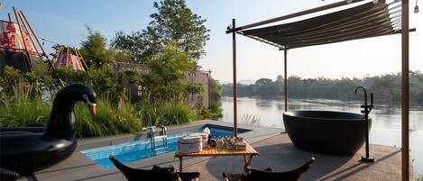 Deluxe Villa, Private Pool, River View | Lake view