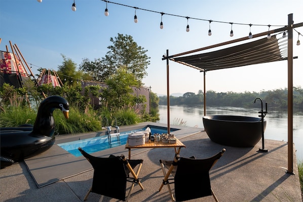 Deluxe Villa, Private Pool, River View | Lake view