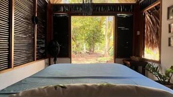 Comfort-Ferienhütte, Gartenblick | Innenbereich