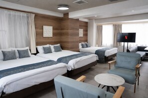 Deluxe Apartment, 1 Bedroom, City View | Blackout drapes, free WiFi, bed sheets - Ebisu City Stay (Tokyo)