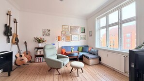 Living area - City Apartment in Copenhagen with 1 bedrooms sleeps 2 (Copenhagen)