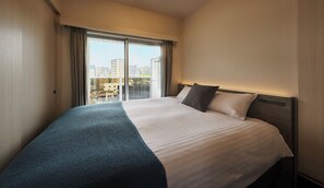 Double Room | Free WiFi, bed sheets - Residence Hotel Hakata Sumiyoshi (Fukuoka)
