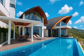 Pool - Serene 4-bedroom villa with AC in beautiful Koh Samui (Koh Samui)