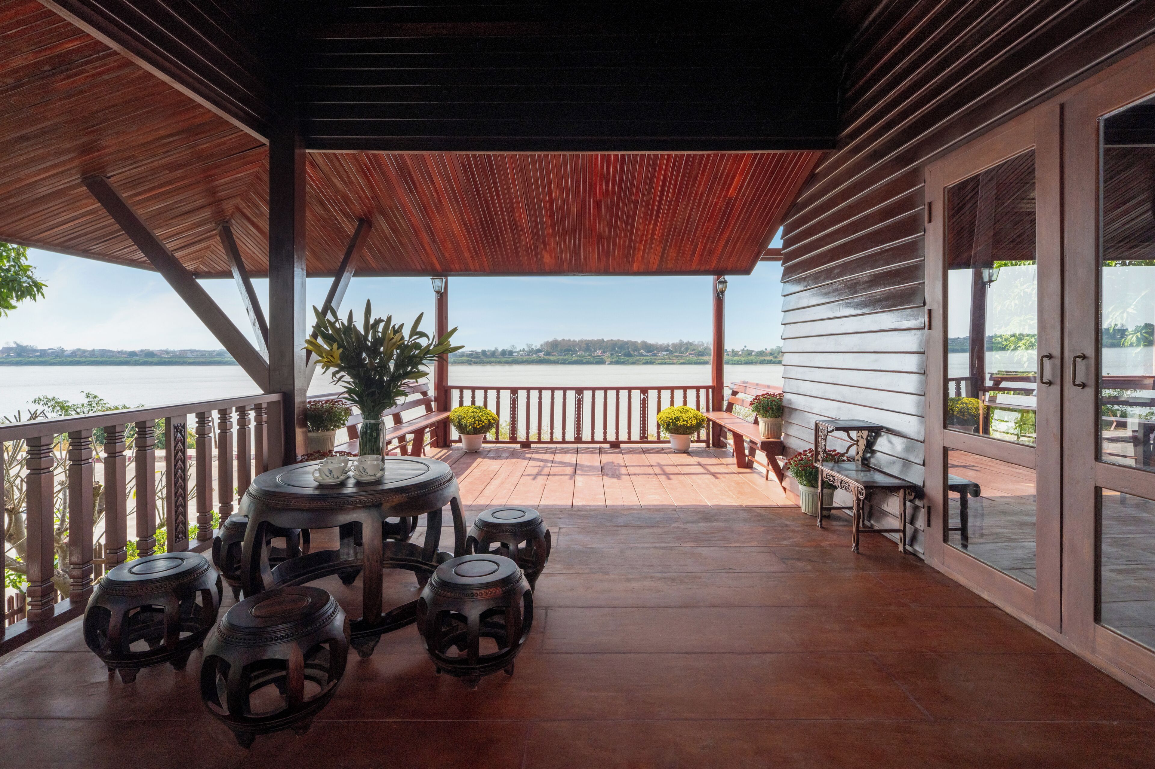 Pemandangan balkon