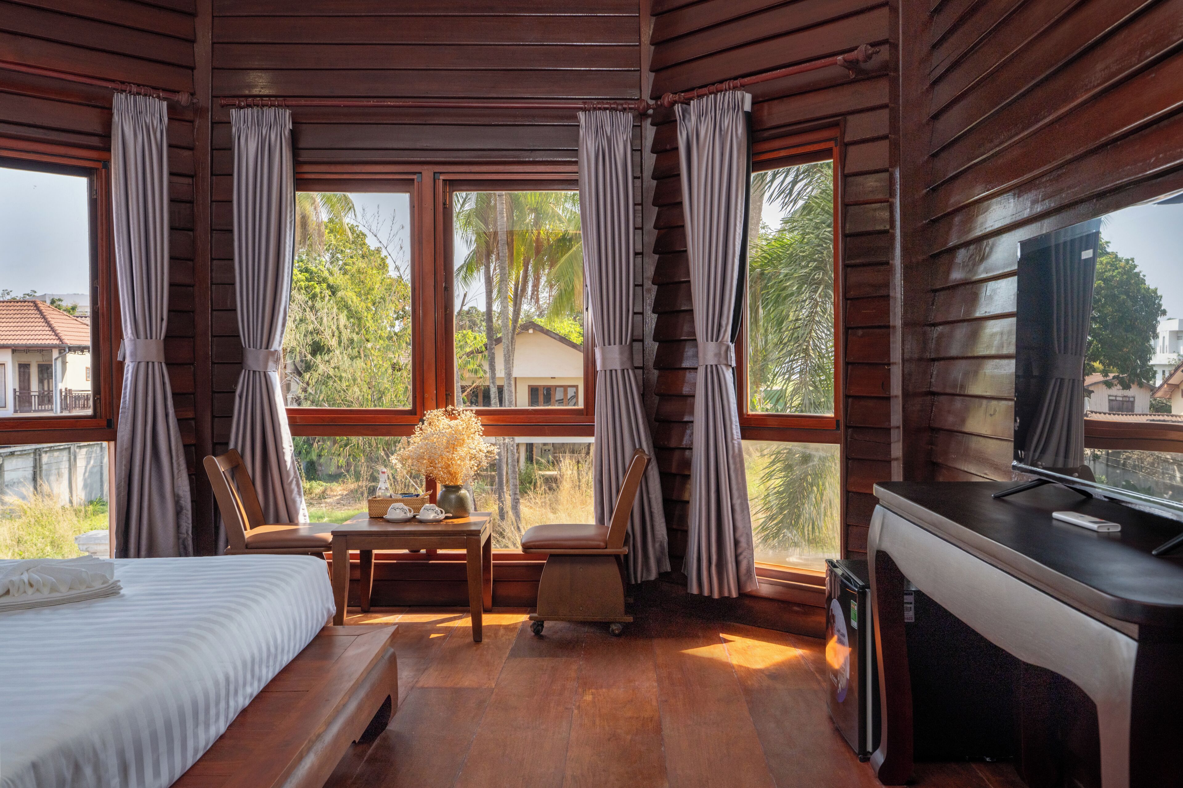 Chambre Double Supérieure, balcon, vue fleuve