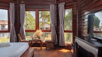 Chambre Double Supérieure, balcon, vue fleuve