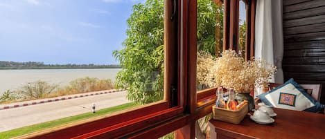 Deluxe Double Room, Balcony, River View | View from room