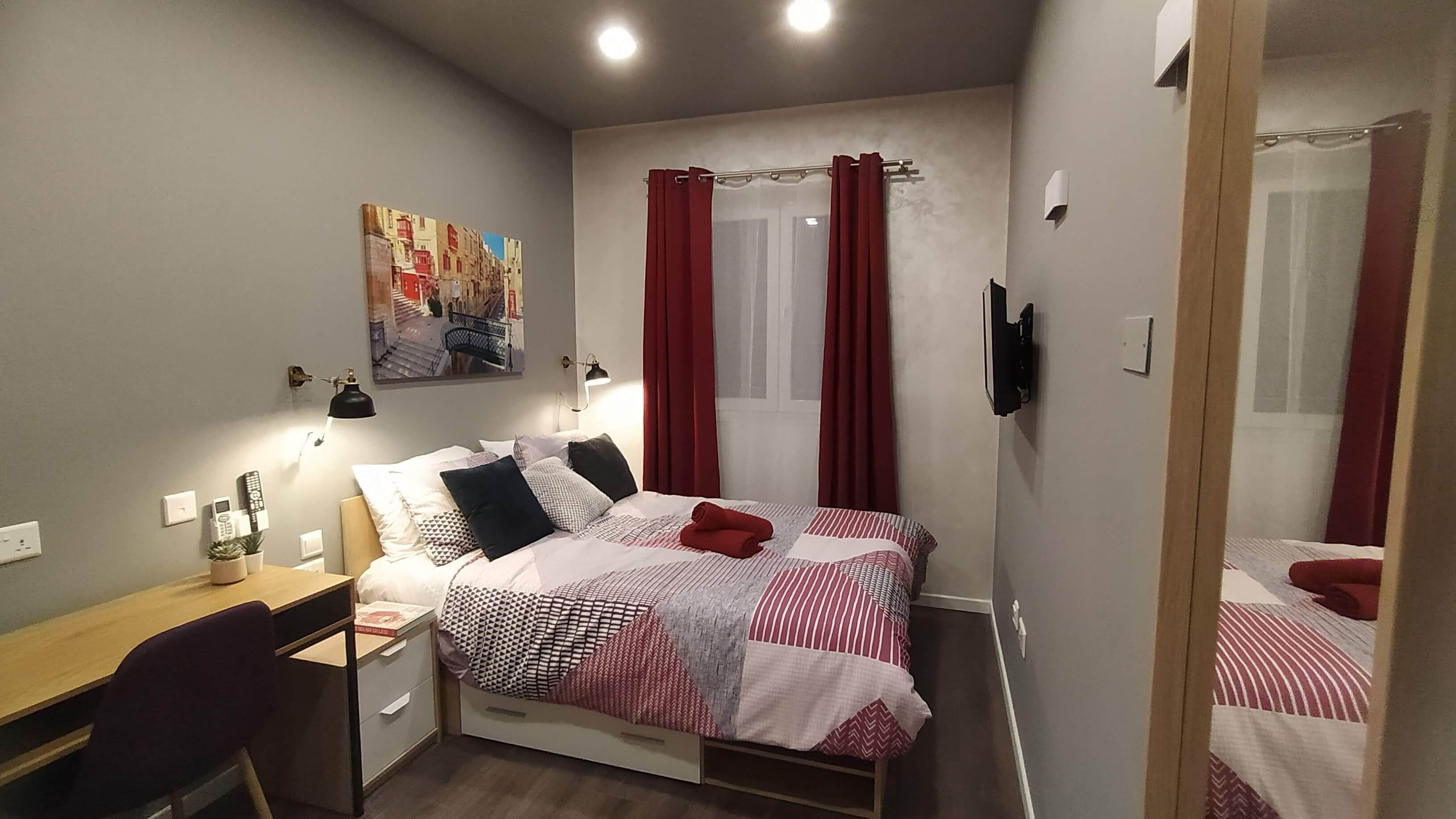 Habitación doble, para no fumadores, baño privado