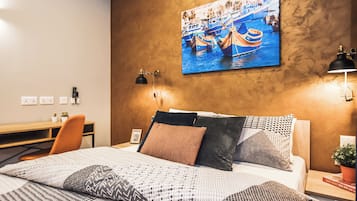 Chambre Double, 1 lit double, salle de bains privée