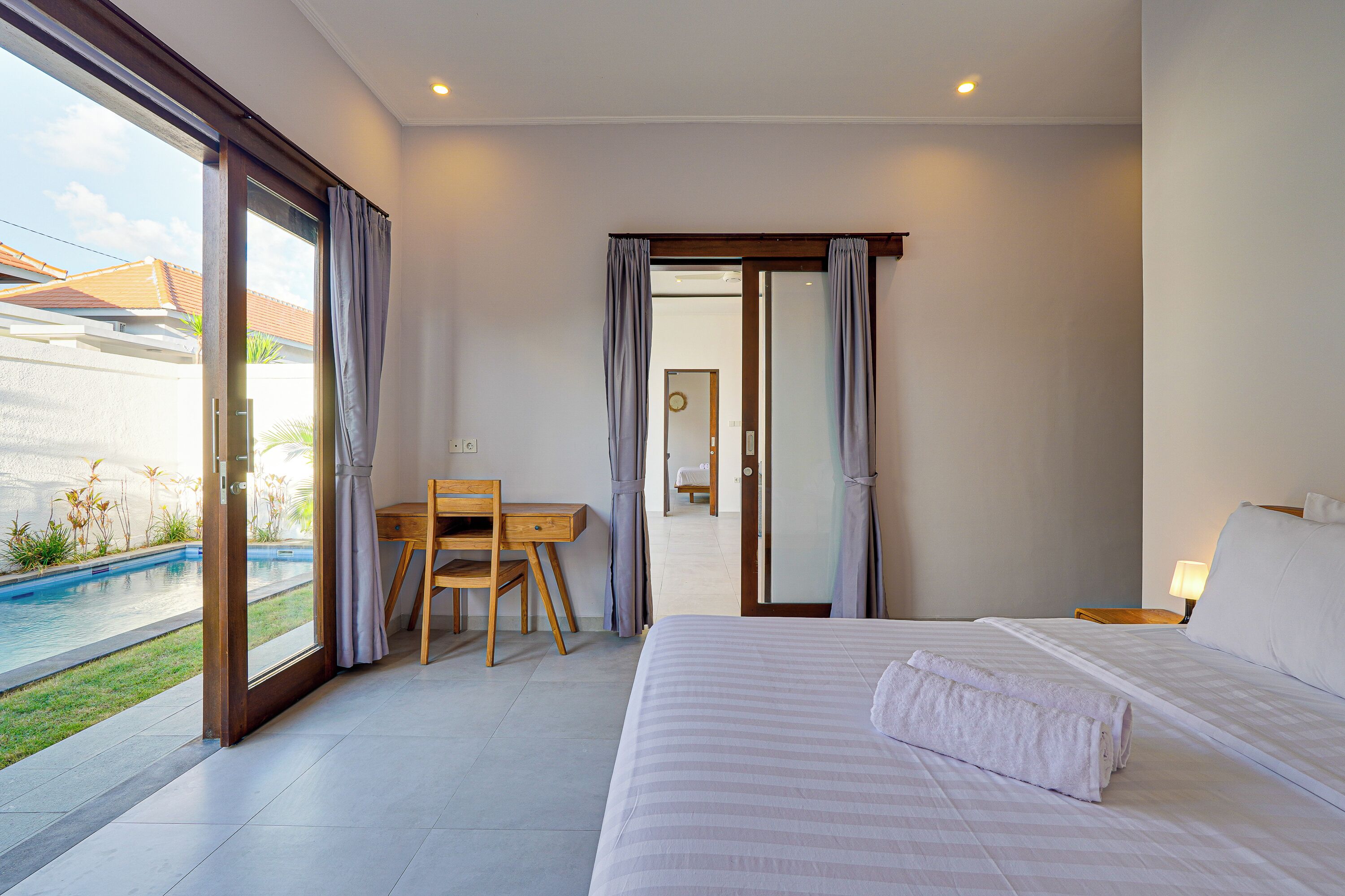 Villa, vista piscina