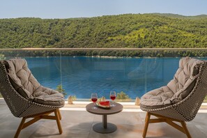 Property grounds - Luxury Seafront Villa Labin Palace II with Pool (Labin)