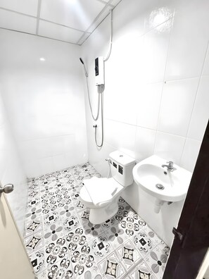 Tweepersoonskamer, 1 tweepersoonsbed, privébadkamer | Badkamer