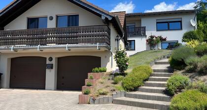 Holiday Apartment 'Maarträumchen in Gillenfeld' with Balcony and Wi-Fi