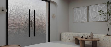 Sauna seca, sauna a vapor