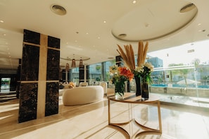 Lobby sitting area - TIME Marina North Coast Hotel (Al-Hammam)