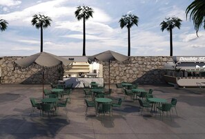 Outdoor dining - TIME Marina Hotel North Coast (Al-Hammam)