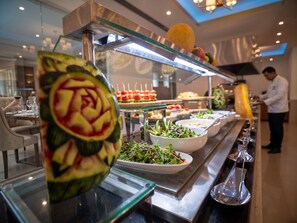 Daily buffet breakfast for a fee - TIME Marina North Coast  (Al-Hammam)