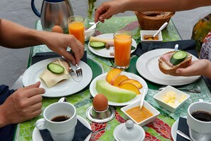 Breakfast meal - Room 15 at Pagali Hotel with King Bed (Órmos Aiyialís)