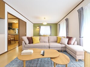 Superior Apartment, 3 Bedrooms, Non Smoking (maisonette) | Living area - Wabi-Sabi Garden Stay TOKYO HANEDA (Tokyo)
