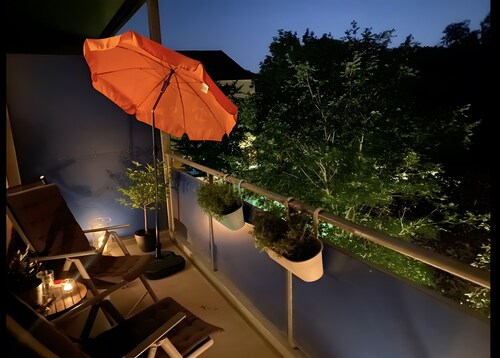 Appartement confortable à Hanovre – Proche centre, foire, Mhh avec balcon et Wi-Fi