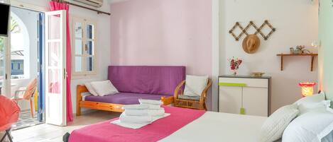 1 bedroom, WiFi, bed sheets
