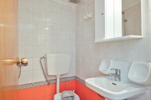 Ducha, secador de pelo y toallas