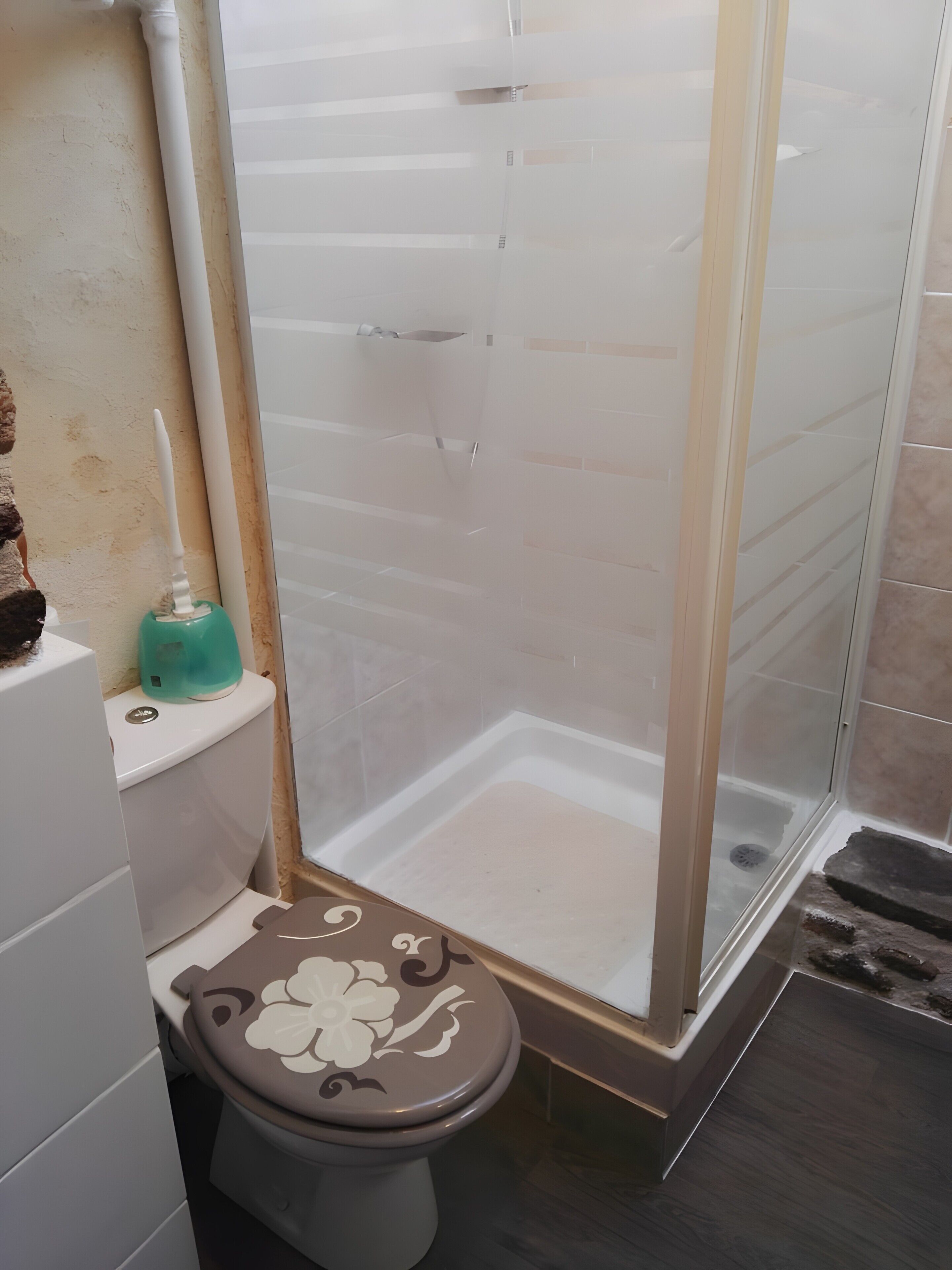 Shower, hair dryer