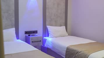 Quarto duplo clássico, sacada, vista para a cidade