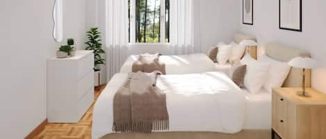 Schreibtisch, Bügeleisen/Bügelbrett, WLAN, Bettwäsche