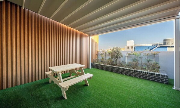 Habitación familiar | Terraza o patio