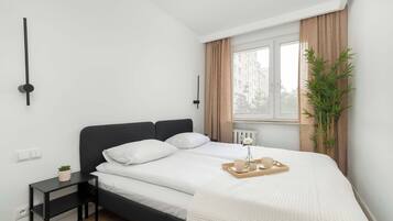 1 bedroom, iron/ironing board, travel crib, WiFi