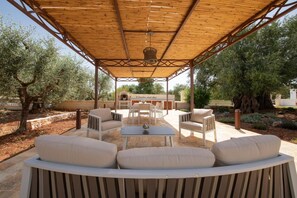 Terrace/patio - Apartment 'Terra Mater - Exclusive Cottage -' with Private Pool, Wi-Fi and Air Conditioning (Ostuni)
