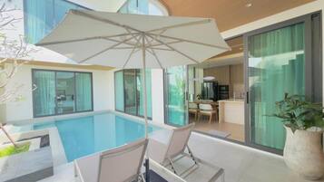 Signature Villa, 3 Bedrooms, Pool View, Beachside | Pool | Outdoor pool, sun loungers