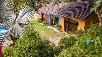 Double Room, Pool View | Desk, laptop workspace, free WiFi
