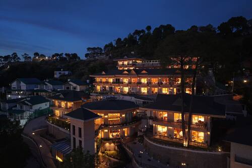 Front of property – evening/night