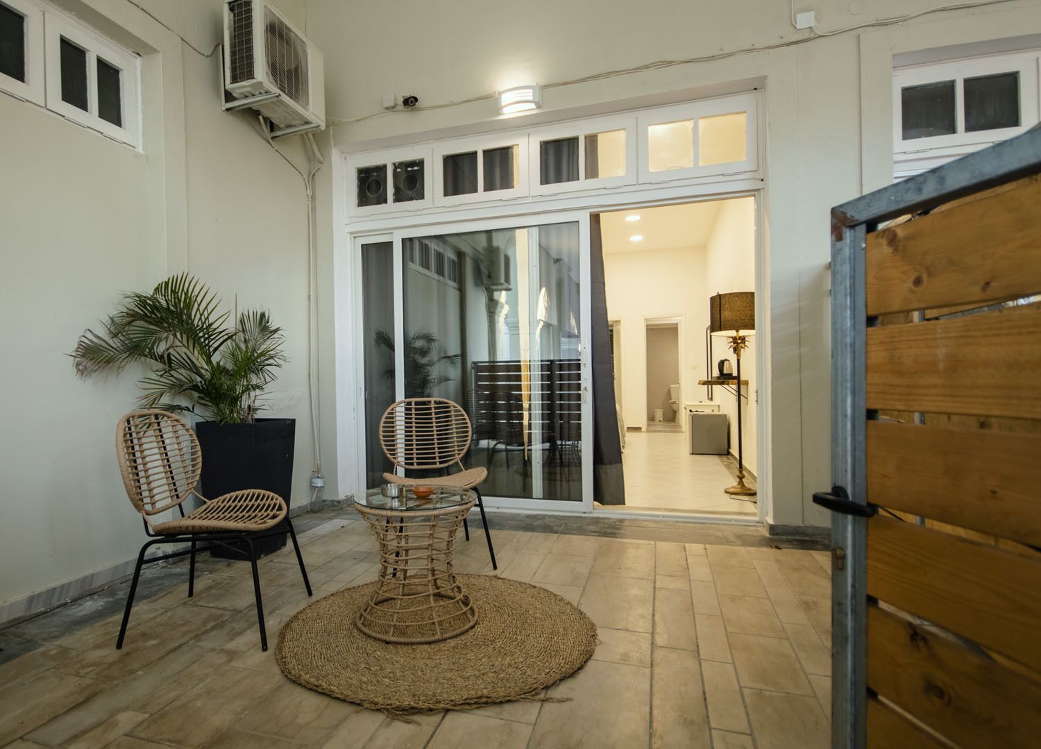 Quadruple Room, Balcony, Garden View | Terrace/patio