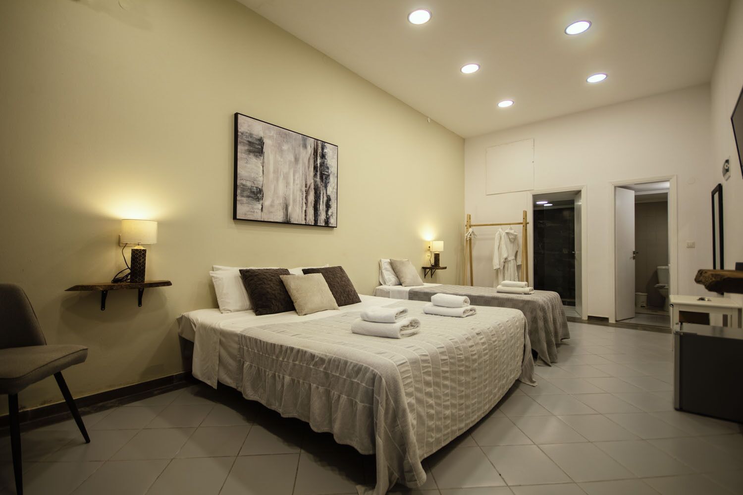 Double Room, Balcony, City View